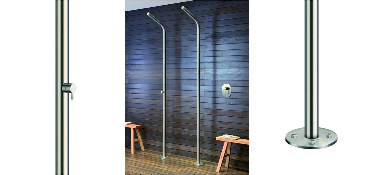 Gamma 511 freestanding outdoor shower 01 1